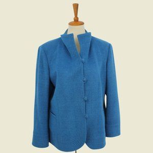 Vintage Soft Lined Button Down Jacket M